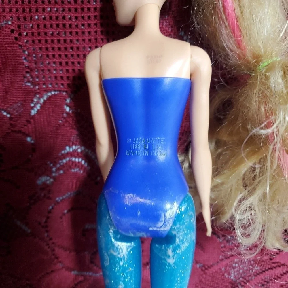 Barbie 12 inch Fashion Doll Kids Blue Pink Glitter Leg GTL82 Mattel 2020 Toy‎
